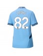 Manchester City Rico Lewis #82 Domácí Dres pro Dámské 2024-25 Krátký Rukáv